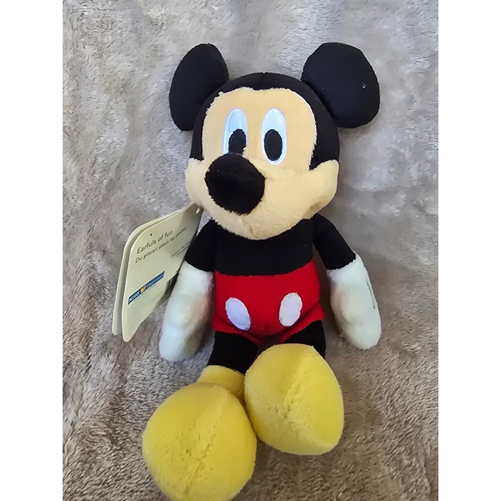 Disney Baby Mickey Mouse Plush Kids Preferred Crinkle Ears Toy 79297 NWT 9in